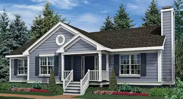 image of ranch house plan 6348